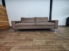 Sofa skórzana Taupe 3-osobowa skóra naturalna kanapa brązowa na sprzedaż  Wysyłka do Poland