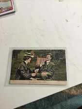 Old romantic postcard for sale  FARNHAM