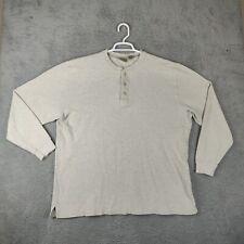 Camisa masculina LL Bean XLT grande e alta roupa de trabalho manga longa gola Henley  comprar usado  Enviando para Brazil