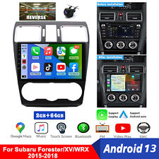 Rádio estéreo automotivo Carplay 64G 9" para 2015-2018 Subaru Forester/XV/WRX Android 13 comprar usado  Enviando para Brazil
