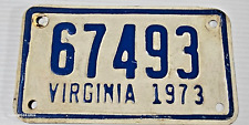1973 virginia plates for sale  Windermere