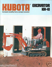 Equipment brochure kubota for sale  Canada
