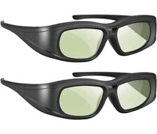 Active Shutter 3D Glasses 2 Pack, Rechargeable Bluetooth 3D Glasses for sale  Shipping to South Africa