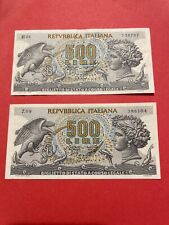 Due banconote italiane usato  Trapani