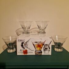 4 x Libbey Cosmopolitan Martini Glasses Cocktail 8oz  New Condition With Box , used for sale  Shipping to South Africa