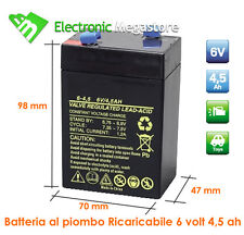 Batteria piombo ricaricabile usato  Italia