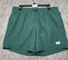 Bather Mens Swim Trunks Lined Drawstring Pockets Green Size L for sale  Shipping to South Africa