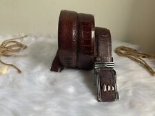 Genuine ostrich brown buckle belts for men, real ostrich leather Men's belt. for sale  Shipping to South Africa