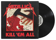 Metallica (4) Hetfield, Burton, Hammett & Ulrich capa de álbum assinada com vinil JSA comprar usado  Enviando para Brazil