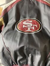 Used, NFL San Francisco 49ers Leather Jacket Men's X XL for sale  Ellsworth