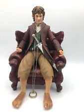 Boneco de ação NECA Bilbo Bolseiro 12" com um anel e corrente e poltrona comprar usado  Enviando para Brazil