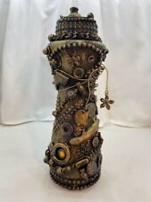 Altered Steampunk Bottle - Decorative Glass Bottle - Bottle Art for sale  Shipping to South Africa