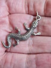 Silver lizard pendant for sale  BIRMINGHAM