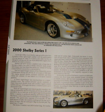 2000 shelby series for sale  Melvindale