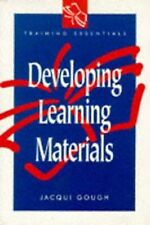 Desarrollo de materiales de aprendizaje (esenciales de entrenamiento), gough, jacqui, usados; bueno B segunda mano  Embacar hacia Argentina