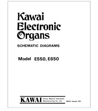 KAWAI E550 E650 Technical Service Manual repair - Schematic diagrams -Schaltplan segunda mano  Embacar hacia Argentina