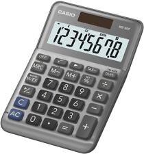 Kalkulator stołowy Casio MS-80F, 8-cyfrowy, obliczanie sterowania, pierwiastek kwadratowy, aluminium na sprzedaż  Wysyłka do Poland