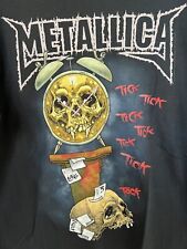 VTG METALLICA TSHIRT LIFE IS PAIN DEATH IS PAIN MENS SZ M SKULLS ROCK BLACK TICK for sale  Shipping to South Africa