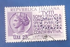 Italia repubblica 1954 usato  Tresana