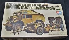 Tamiya No. MM144 1:35 British 25Pdr.Field Gun & Quad Gun Used in Original Packaging for sale  Shipping to South Africa