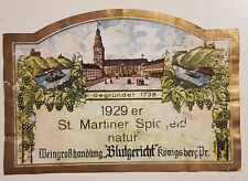 Altes weinetikett 1929 gebraucht kaufen  Rudolstadt