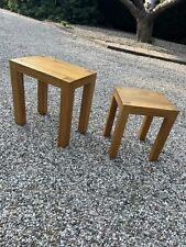 Oak side tables for sale  DUNMOW