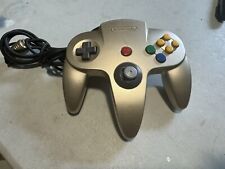 Authentic Nintendo N64 Controller Gold w/ OEM Tight Joystick., used for sale  Shipping to South Africa