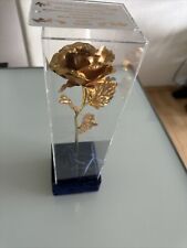 Vergoldete goldene rose gebraucht kaufen  Kranichstein