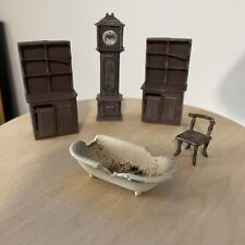 Used, Forces Of Valor Unimax Diorama Bombed Out Furniture Clock Tub Chair 1:32 for sale  Shipping to South Africa