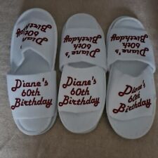 Birthday personalised slippers for sale  SWINDON