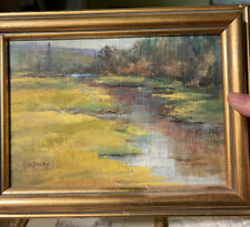 original painting Texas River View landscape Peggy Kingsbury for sale  Shipping to South Africa