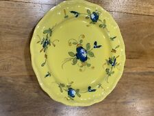 Assiette faience jaune d'occasion  Boussens