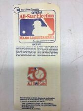 VINTAGE 1979 50th Anniversary MLB All Star Baseball Game Paper Ballot UNUSED. for sale  Shipping to South Africa