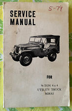 Service manual willys for sale  Pittsburgh