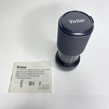 Lente de zoom Vivitar 70-210mm, zoom de foco macro 1:4.5 montagem Canon FD comprar usado  Enviando para Brazil