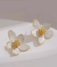 Flower earrings spade for sale  Dobbs Ferry