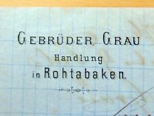 Ffenbach 1876 rechnung gebraucht kaufen  Deutschland