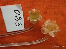 Due fiori vetro usato  Villaricca