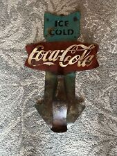 Vintage Coca-Cola Metal Sign Rusty, used for sale  Shipping to South Africa