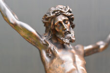 ⭐Gran cuerpo antiguo de Jesucristo, crucifijo bronce⭐, usado segunda mano  Embacar hacia Argentina