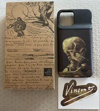 CASELY Vincent Van Gogh Skeleton Burning Cigarette Power 2.0 Case iPhone 12/pro for sale  Shipping to South Africa
