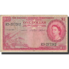 [#571508] Banknot, Brytyjskie Terytoria Karaibów, 1 Dollar, 1960, 1960-07-01, KM na sprzedaż  Wysyłka do Poland