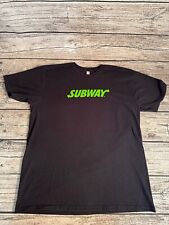 Camiseta Subway Grande L Negro Verde Sándwich Empleado Crea An Original segunda mano  Embacar hacia Mexico