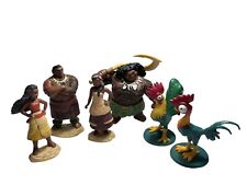 Lote de 6 figuras de acción de Disney Moana juguete Maui HeiHei jefe Tui Sina gallo segunda mano  Embacar hacia Argentina