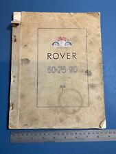 Rover saloons orig for sale  CLACTON-ON-SEA