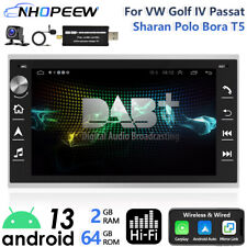 DAB + Android Radio samochodowe Carplay do VW Polo 9N Golf 4 Passat B5 GPS Nawigacja + kamera na sprzedaż  Wysyłka do Poland