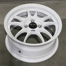 15x7 white wheels d'occasion  Expédié en Belgium