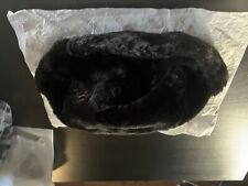Black faux fur for sale  PAISLEY