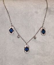 Sapphire necklace 14k for sale  Springfield