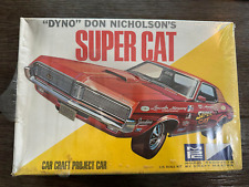 MPC 1969 Dyno Don's Super Cat Mercury Cougar ¡1/25 sellado! ▓RARO▓ Modelo vintage segunda mano  Embacar hacia Argentina